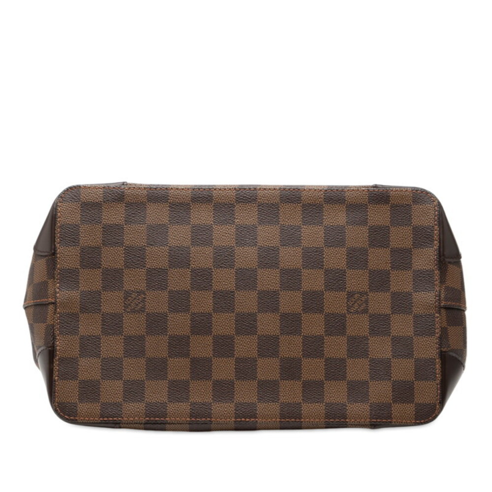 LOUIS VUITTON Authentic Brown Damier Leather Tote Bag - Picture 3 of 7